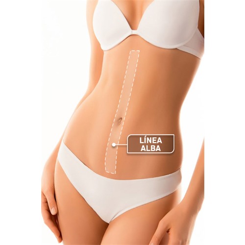 Línea alba mujer