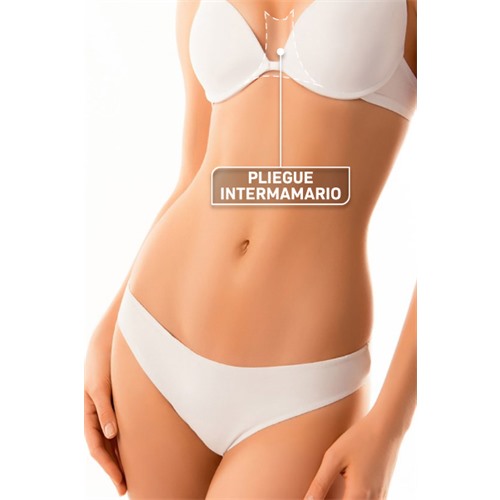 Pliegue intermamario mujer