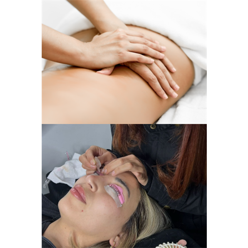 Pack masaje relajación + lifting de pestañas